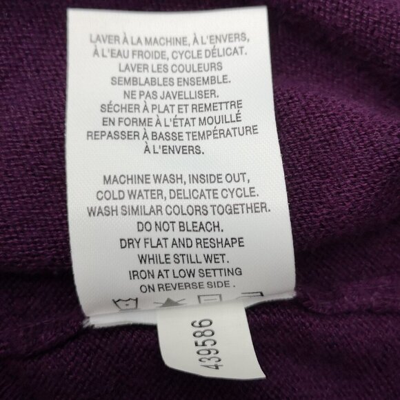 2 / $30.00 - Reitmans Ladies Size Medium Purple Lightweight Cowl Neck Sweater - Picture 6 of 9